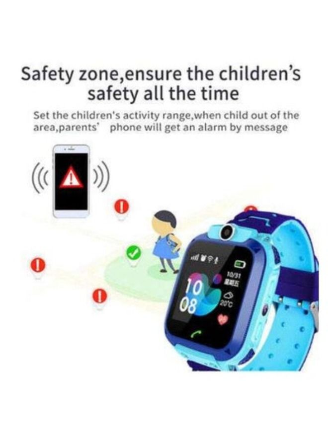 ACLIX Waterproof GPS Tracker Child Kids Smart Watch Blue/Black/Purple Children's Smart Watch Kids Phone Watch Smartwatch For Boys Girls With Sim Card Photo - Image 5