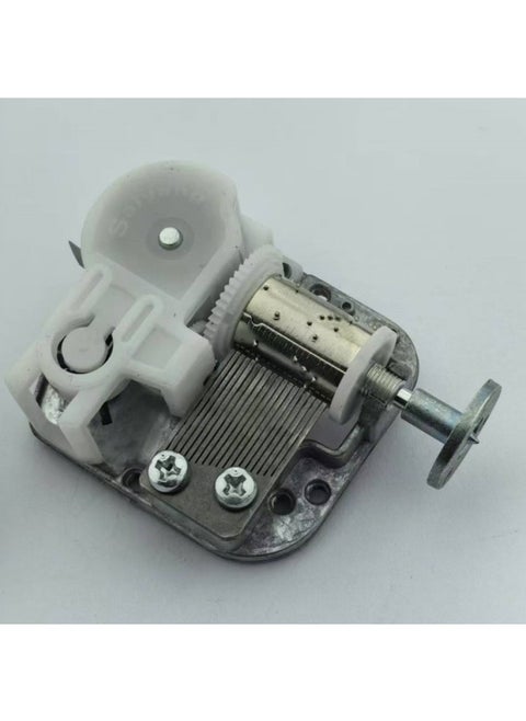Saiyang Ferris Wheel Music Box Music Box Movement With Threaded Shaft Pulley-Color:Music Movement + Inserted Mushroom Head-Size:Happy 036#