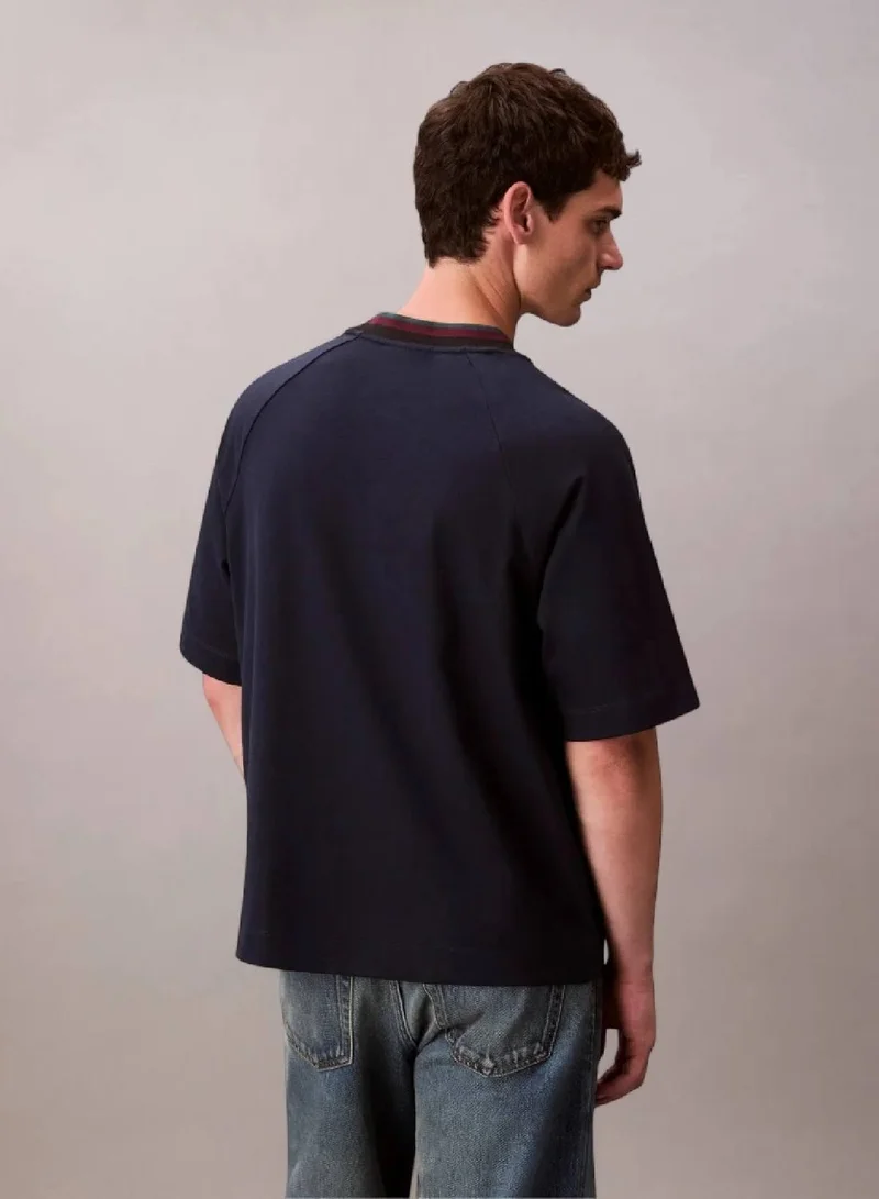 Calvin Klein Jeans Dark Sapphire Jersey T-Shirt for Men | Best Price UAE