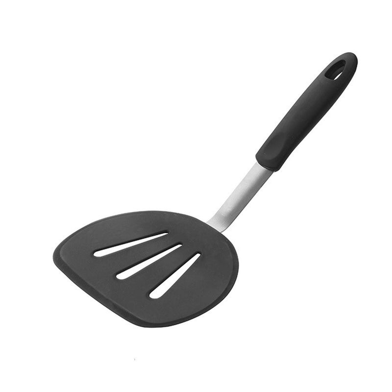 Silicone Turner Perfect Pancake Flipper and Egg Turner Heat Resistant Rubber Spatula Wide for Large Food