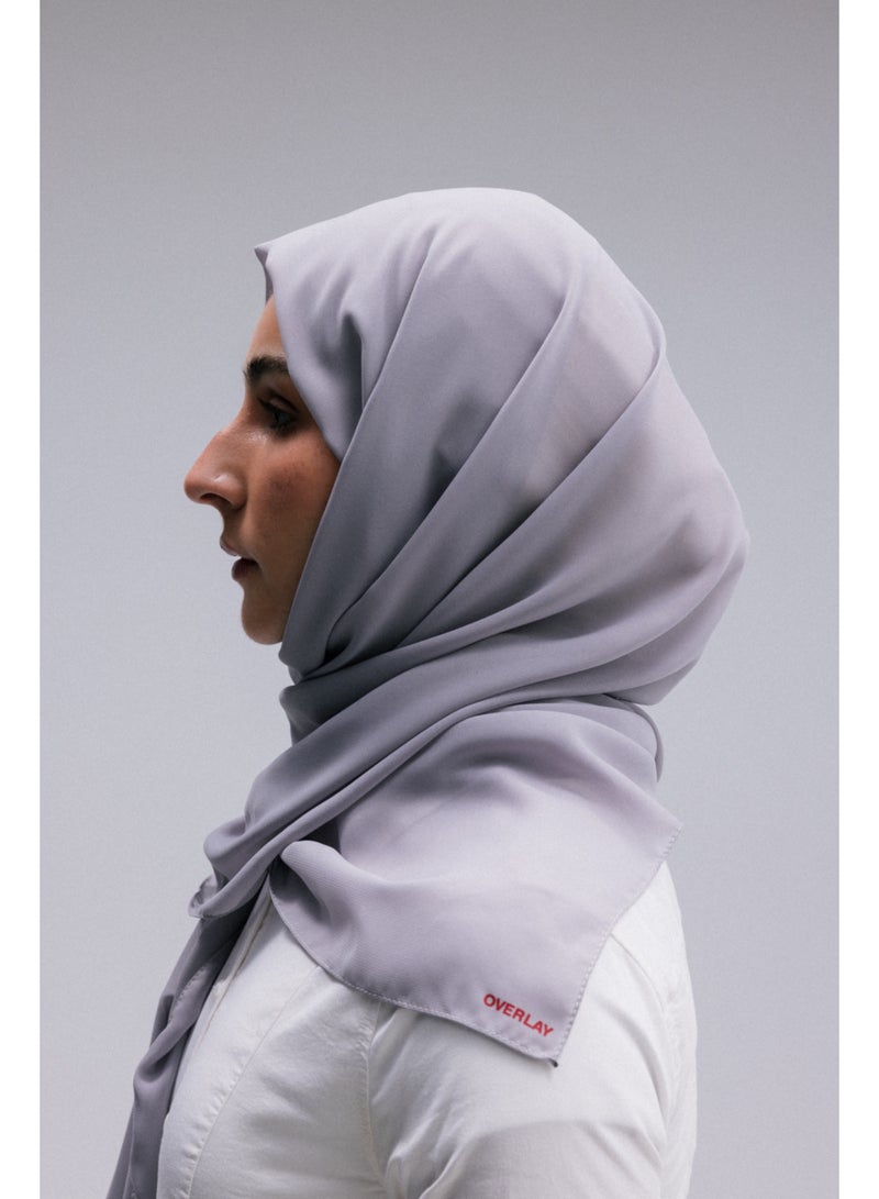 Overlay CHIFFON HEADSCARF - SILVER - Image 3