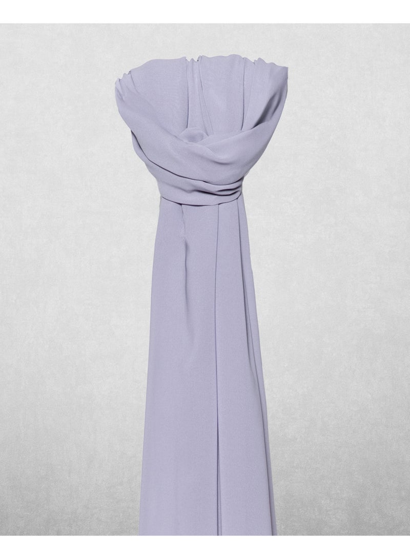 Overlay CHIFFON HEADSCARF - SILVER - Image 5
