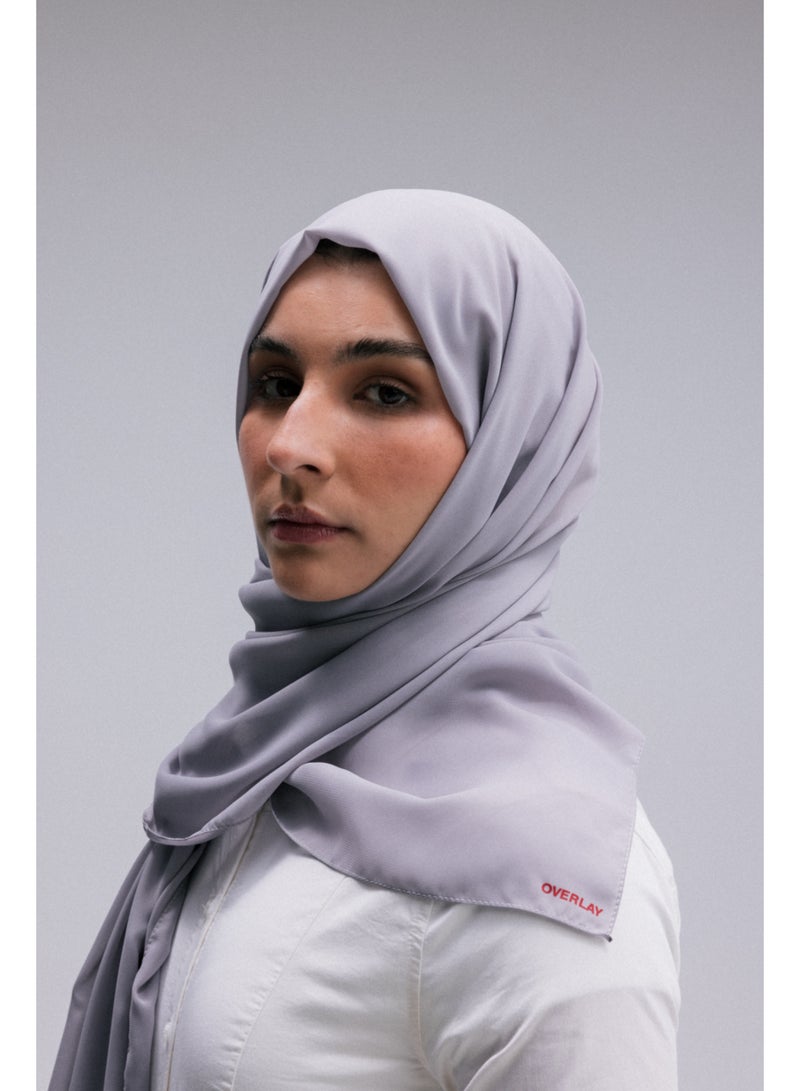 Overlay CHIFFON HEADSCARF - SILVER - Image 2