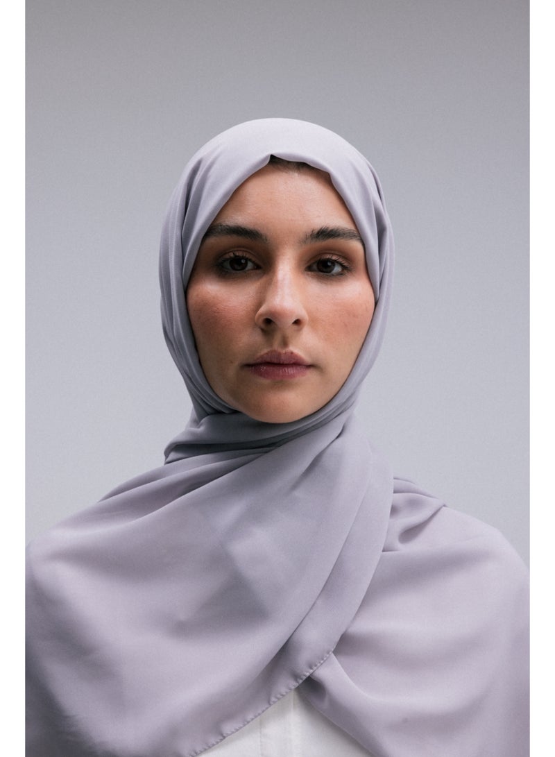 Overlay CHIFFON HEADSCARF - SILVER - Image 1