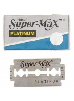 Supermax Super-Max Platinum Double Edge Blades, 5-Pak  - Image 1