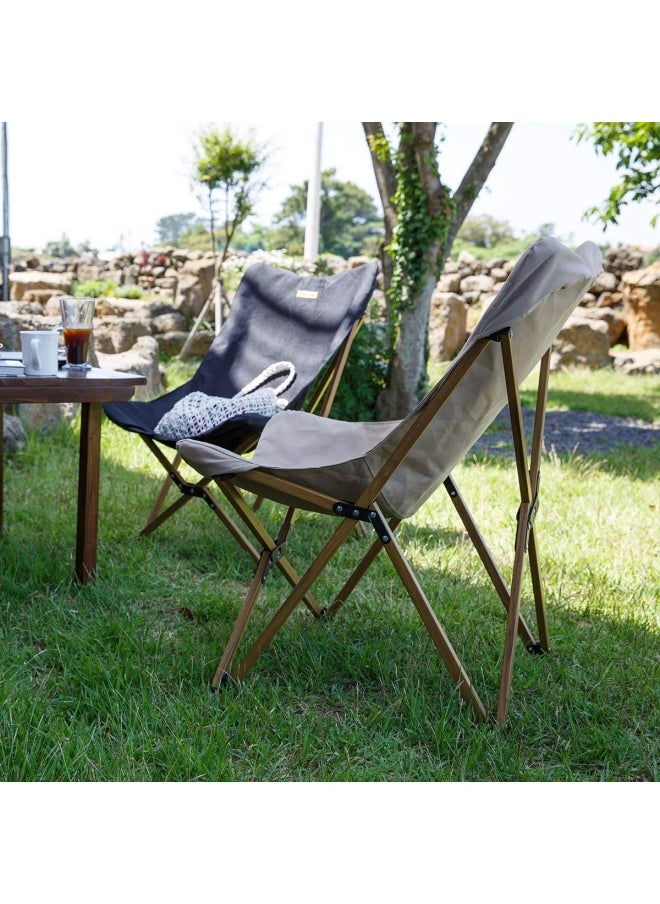 Naturehike - Mw01 Outdoor Folding Chair | Compact Portable Camp Chair | Durable Aluminum Frame, Oxford 600D Fabric, Lightweight Design | Khaki - Image 1