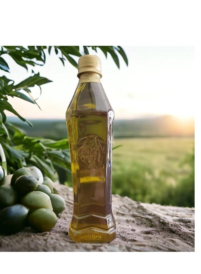 Areeq Virgin Olive Oil – Premium Cold Pressed – Natural Antioxidant-Rich Healthy Cooking Oil – 500ml Glass Bottle - Image 2