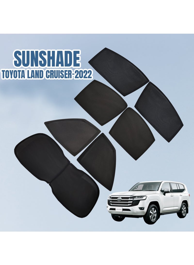 TOYOTA - TOYOTA LAND CRUISER-2022 Car Sunshade All Side Sunshade UV and Heat Protection Front Back Sides Sun Shades High Quality - Image 1