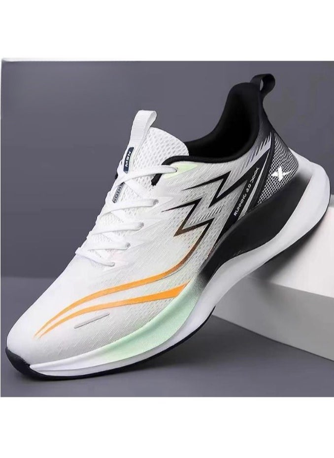 XTEP - Men's Mesh Ultra Light Carbon Plate Shock-Absorbing Racing Running Shoes - Image 1