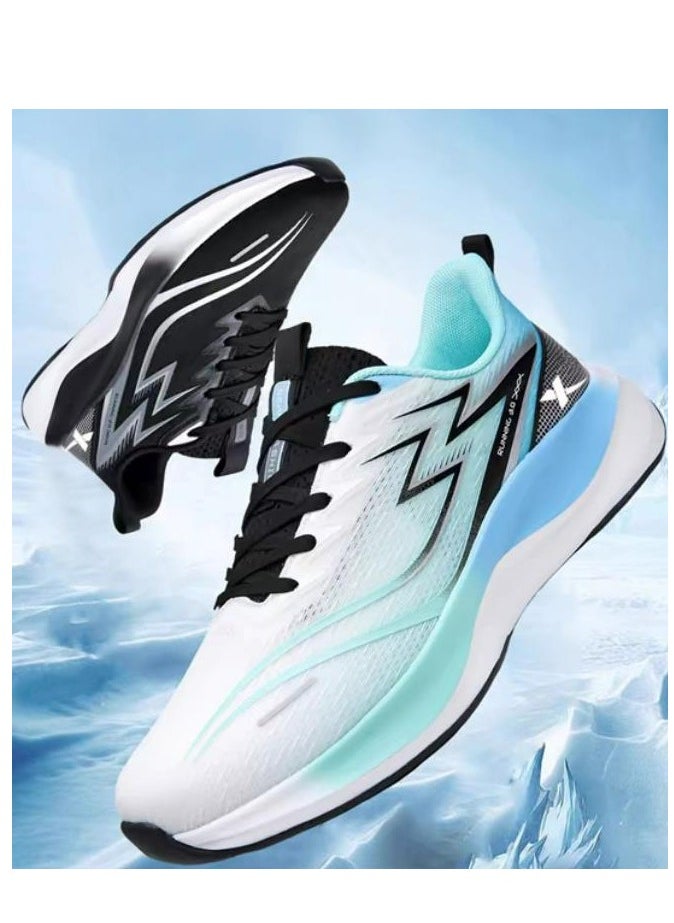XTEP - Men's Mesh Ultra Light Carbon Plate Shock-Absorbing Racing Running Shoes - Image 1