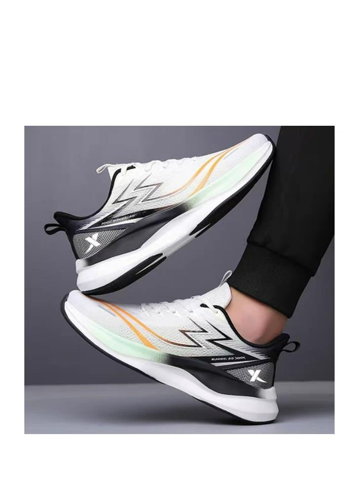 XTEP - Men's Mesh Ultra Light Carbon Plate Shock-Absorbing Racing Running Shoes - Image 1