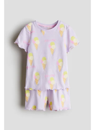 اتش اند ام بيجامة بنقوش نقطية