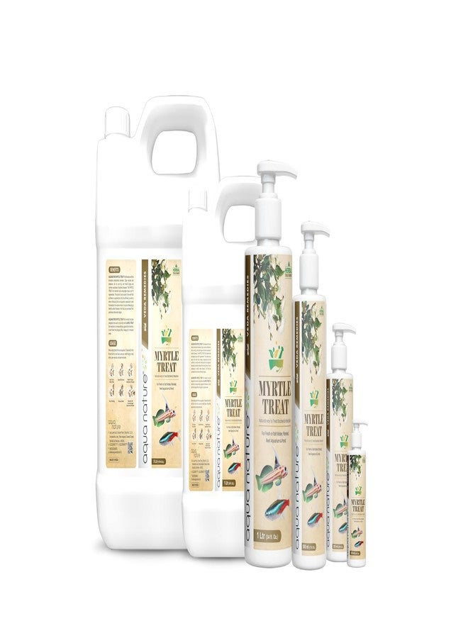 الطبيعة المائية AquaNature® Veda Remedies Myrtle Treat طريقة طبيعية لعلاج العدوى البكتيرية في أحواض المياه العذبة والمالحة والنباتية والشعاب المرجانية والبرك (500 مل) - Image 4