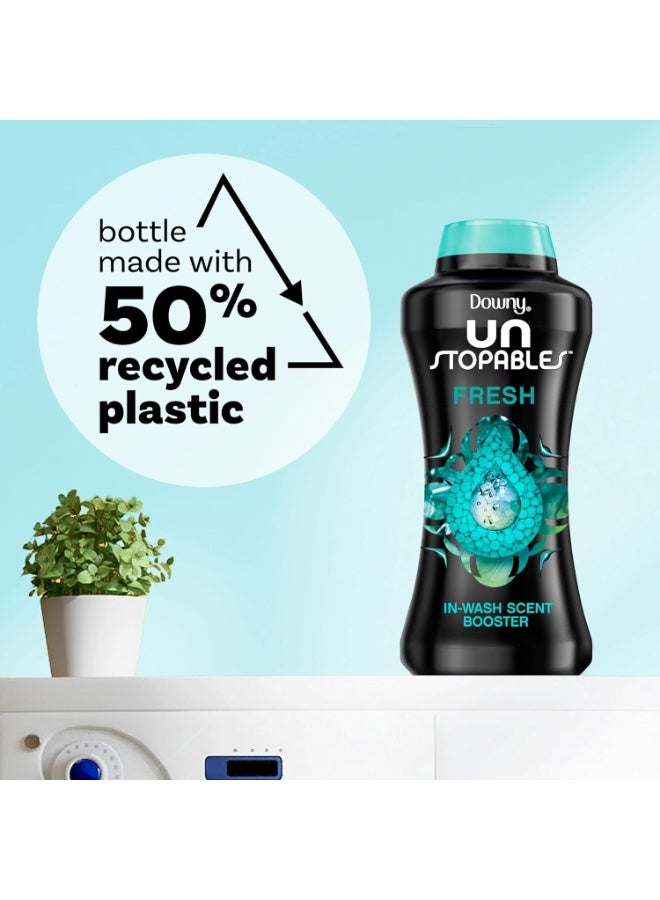 Downy Unstopables In-Wash Scent Booster Beads 379g (13.4 oz) Fresh Scent, Long-Lasting Laundry Fragrance Enhancer for Clothes, Towels & Fabrics - Image 2