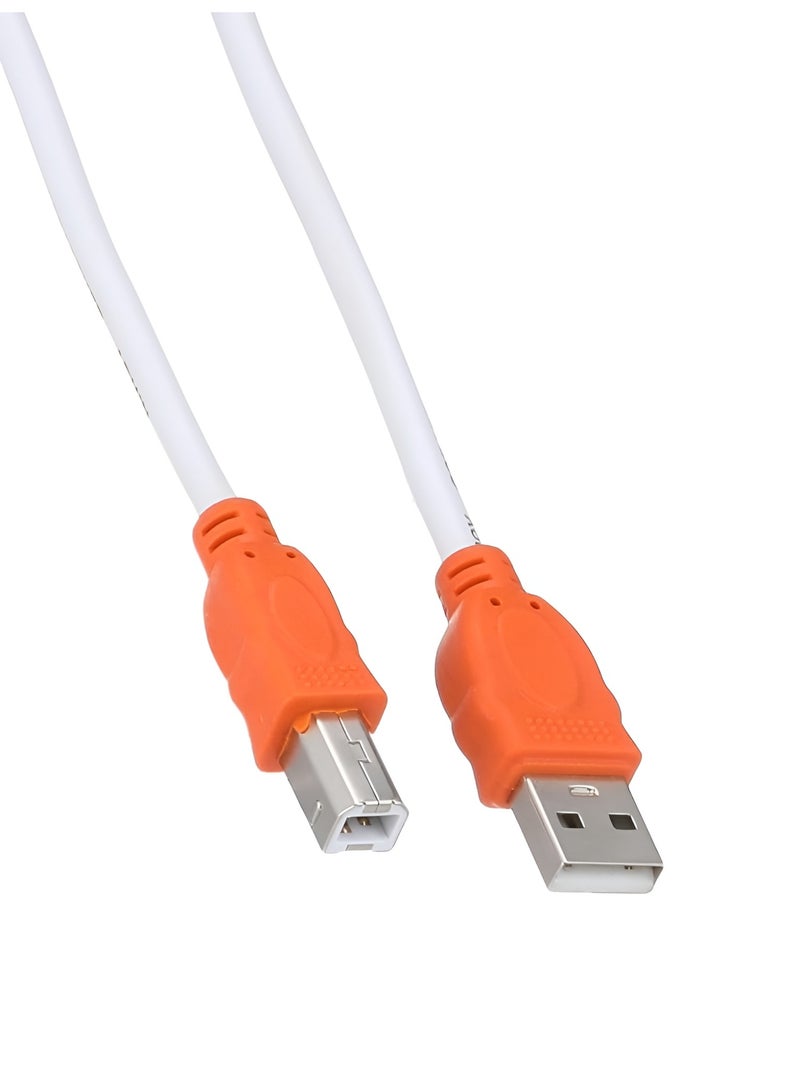 High-quality 5-meter USB A/B printer cable – for fast and stable connection to devices and printers - Image 1