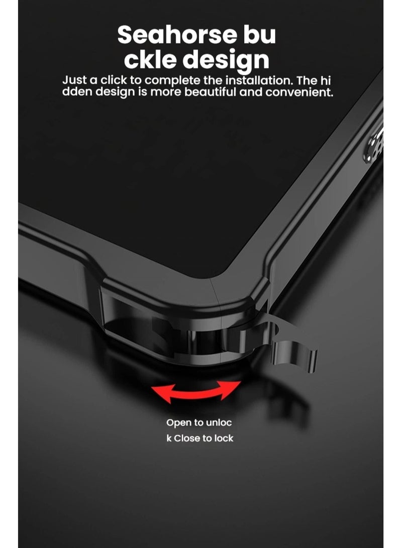 عام غطاء متين متوافق مع هاتف Red Magic 10Air - تصميم من البولي كربونيت خفيف الوزن مع غطاء عدسة مدمج وحماية ضد الصدمات - Image 2