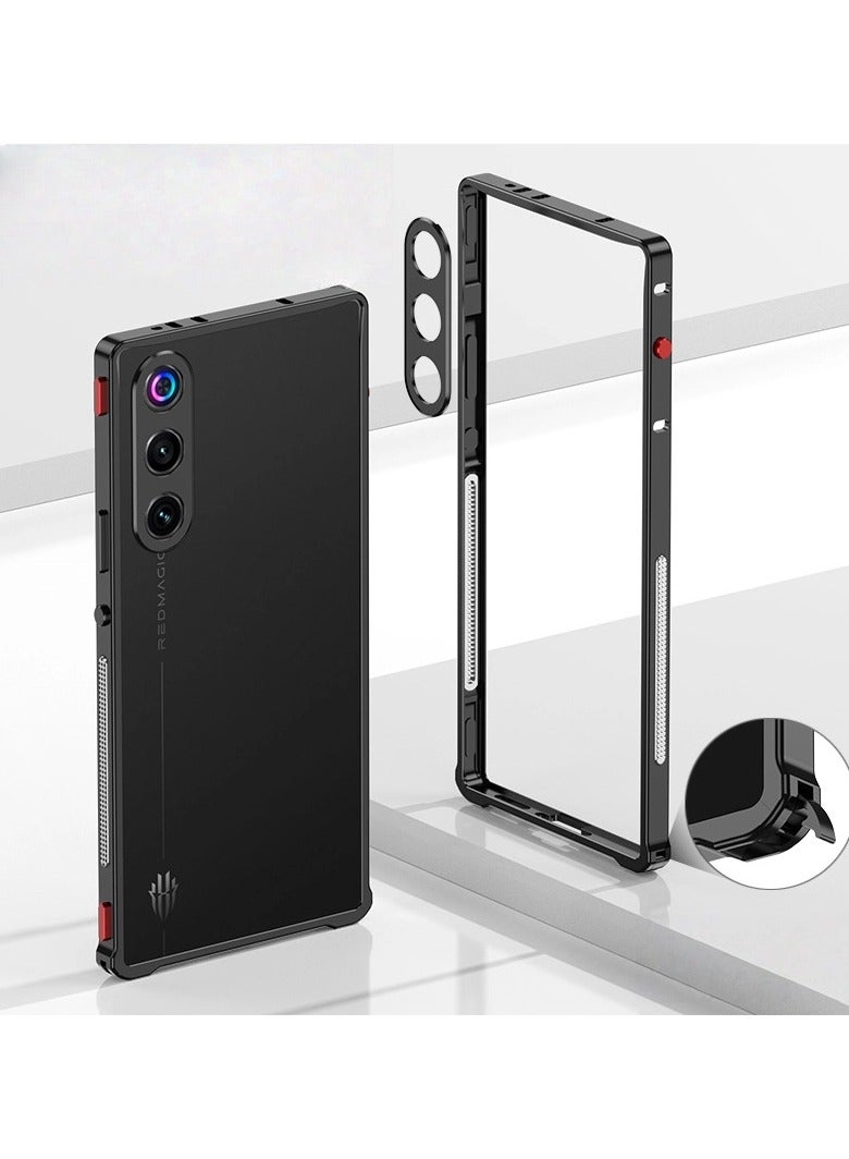 عام غطاء متين متوافق مع هاتف Red Magic 10Air - تصميم من البولي كربونيت خفيف الوزن مع غطاء عدسة مدمج وحماية ضد الصدمات - Image 1