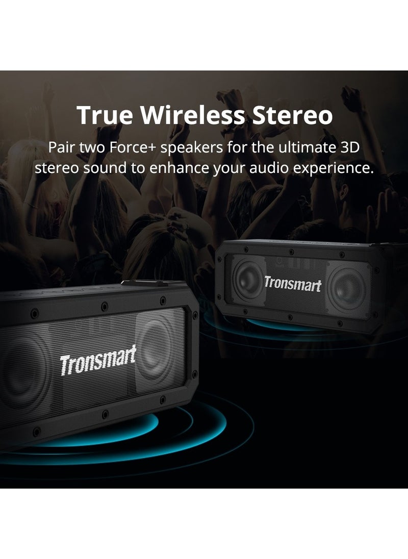 Tronsmart Bluetooth Speaker, Force + 40W Waterproof Wireless Portable Speakersr, 3D stereo, IPX7 Waterproof Bluetooth Speaker, Tri-Bass Effect, 15H Playtime, NFC, TWS, Party Speaker Indoor Outdoor - pzsku/Z4E4863930031757117D3Z/45/_/1732261707/fc59e69c-85a5-4d9c-8069-afbec9fee37d