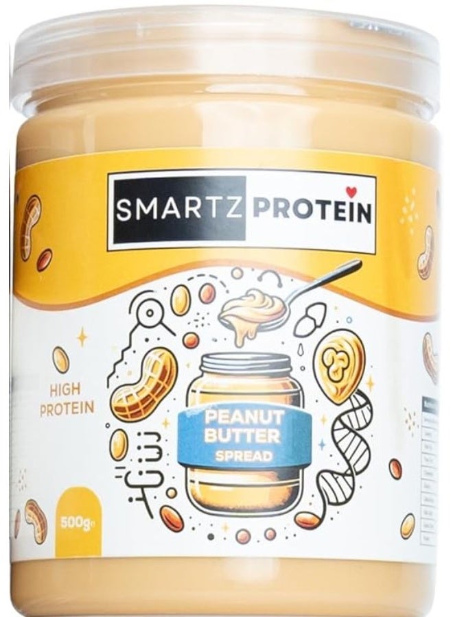 Smartz Minds SMARTZ Protein Peanut Butter Spread – 500g - Image 1