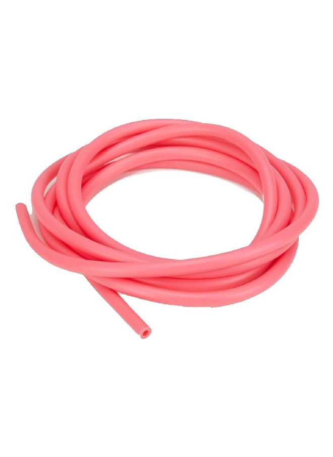 BODY SCULPTURE Foldable Design Enhanced Tensile Strength Exercise Rubber Tube Light Pink 300 cm BB-2001PK-B  - Image 1