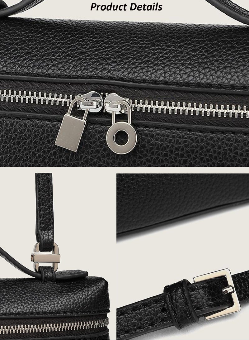 بليه روان شنطة كروس نسائية صغيرة شنطه يد ماركة ميني للنساء بشريط كتف قابلة للتعديل مناسبة للجوال و الاستخدام اليومي و السفر و العمرة - Image 5