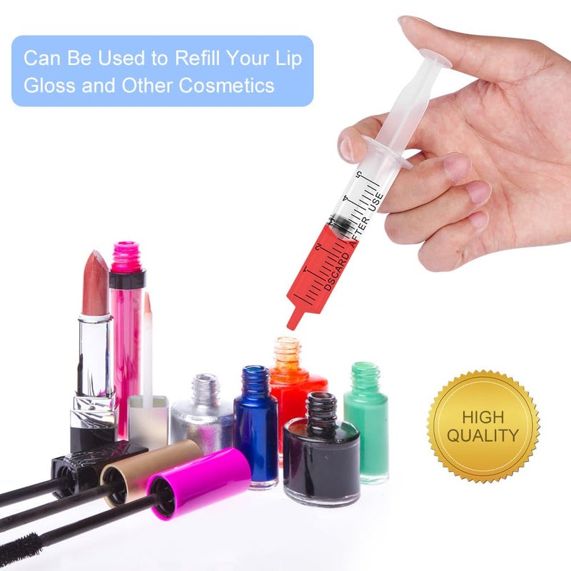 OFFCUP 10 Packs Plastic Syringes, 5 ml Syringe for Liquid Ndividually Sealed Syringes Without Needles for Oral Syringe Baby Medicine Syringe Colostrum Collector Syringes Pet Feeding Needle - Image 5