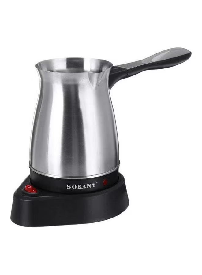 سوكاني ماكينة صنع القهوة التركية 500 ml 600 W Sk-214 أسود/ فضي  - Image 2