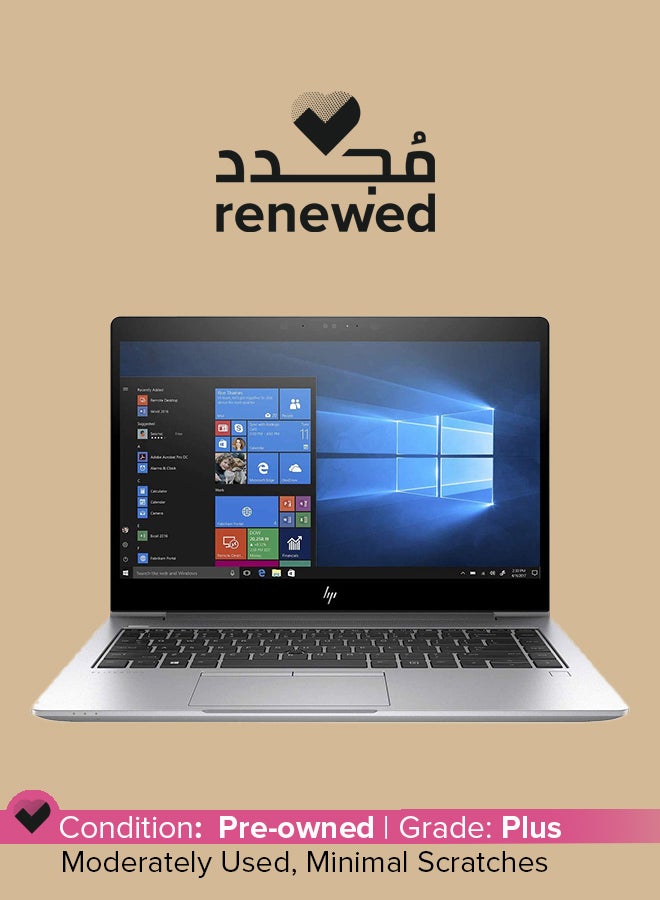HP Renewed - EliteBook 840 G5 Laptop With 14 Inch HD Display,7th Generation Core i5/16GB DDR4 RAM/512GB SSD Hard/Windows 10 Pro English Silver - Image 1