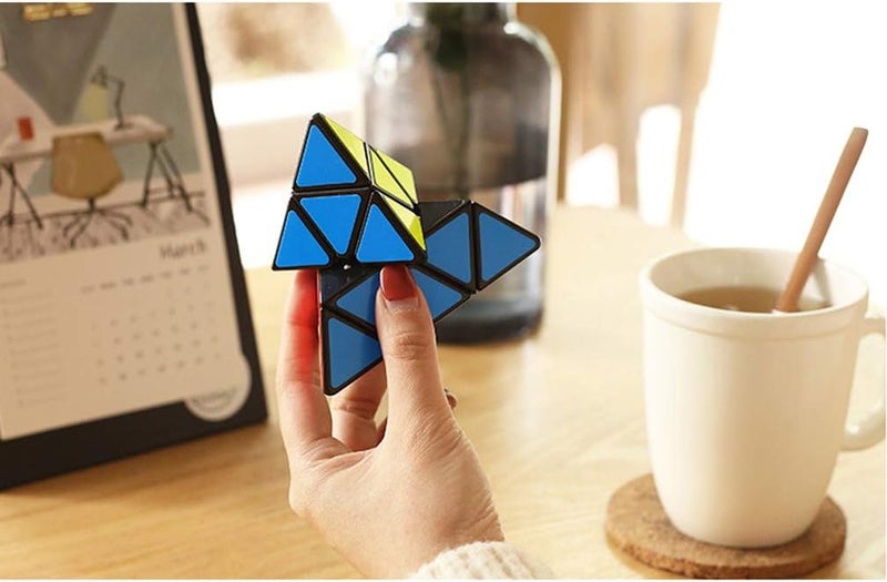 TANCH MYWH Pyramid Speed Cube 3X3X3 Triangle Magic Cube Puzzle for Kids Adults - Image 3
