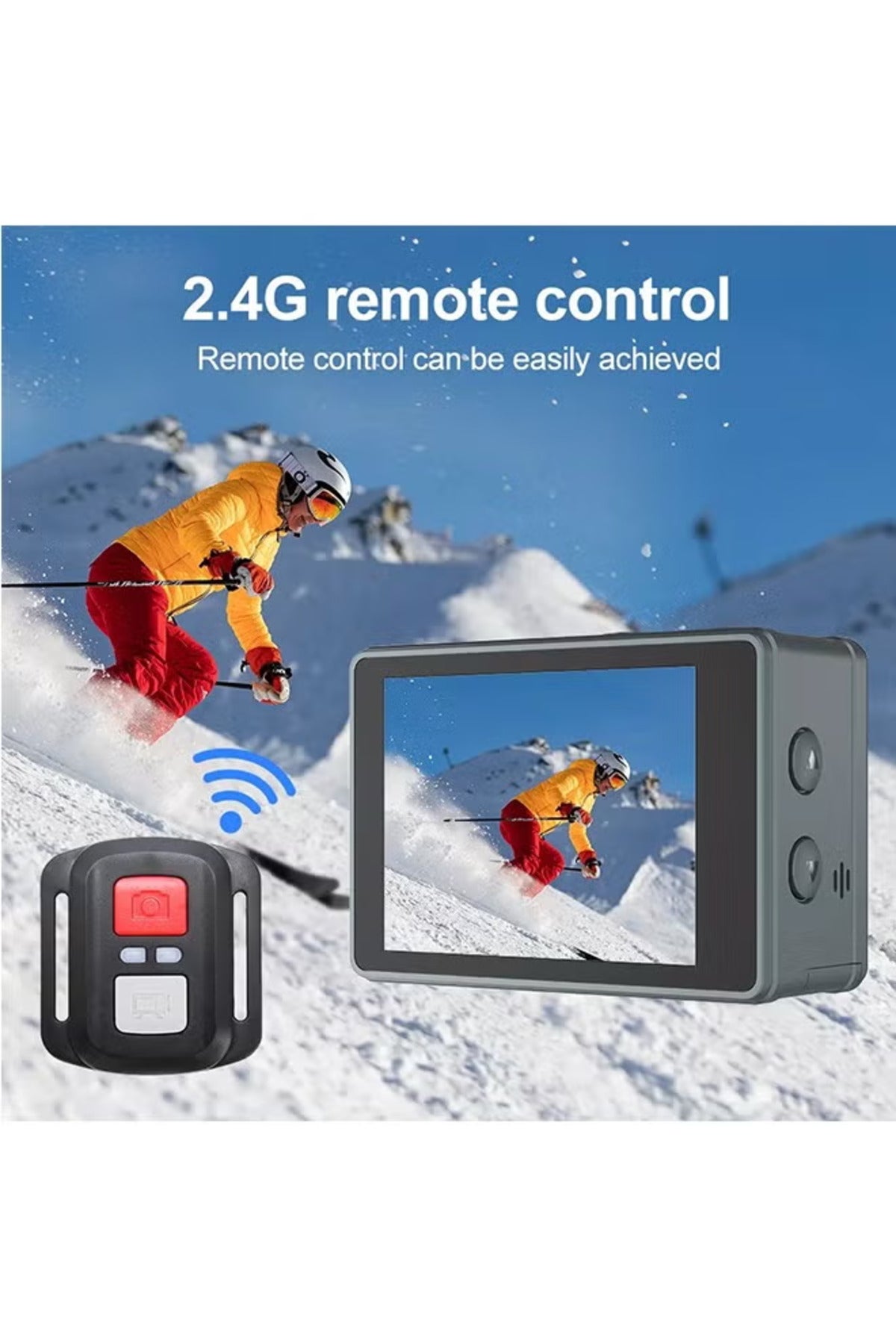 Generic Generic Waterproof anti-shake 5k Sports Touch Screen Camera - Remote Control Z4E48B984E438A87E3BADZ