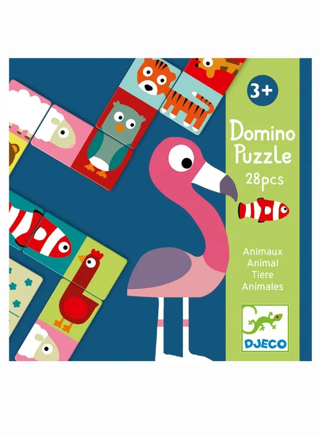 DJECO Domino Animo Puzzle Game