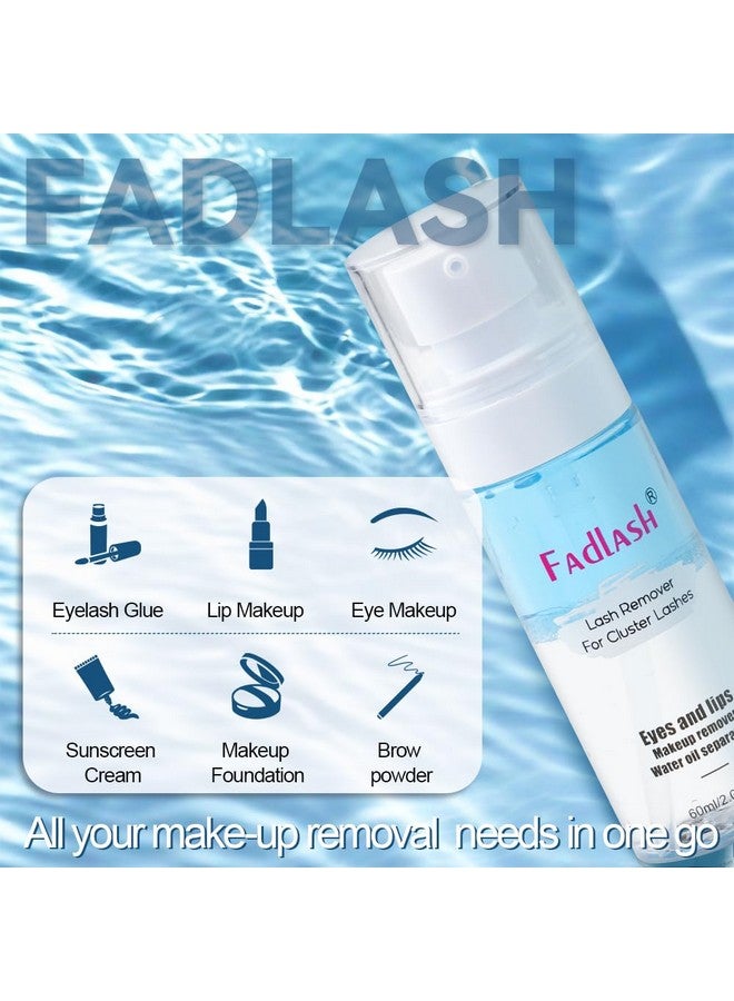 FADLASH Lash Glue Remover for Lash Extensions 60ML Eyelash Extension Remover Gentle Soothing Cluster Lash Extension Remover Fast Removal DIY at Home(60ml) - Image 2