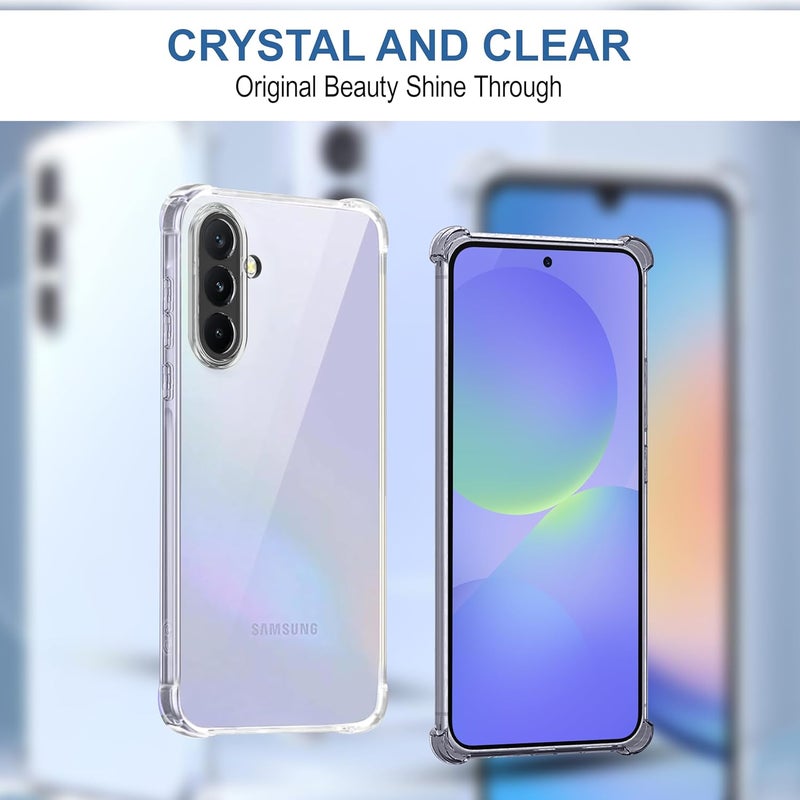 Cedo Samsung Galaxy A36 / A56 (5G) Bumper Case | Soft Jel Flexible Thin Full Protection Shock Proof Clear TPU Back Case Cover for Samsung Galaxy A36 / A56 (5G) (Transparent) - Image 5