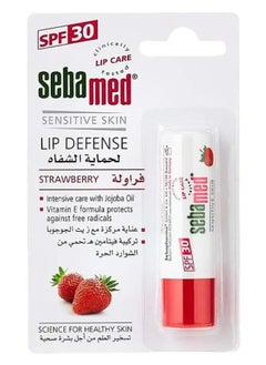 Sebamed Lip Defense Strawberry Flavor Sensitive Skin SPF 30 - 4.8gm 