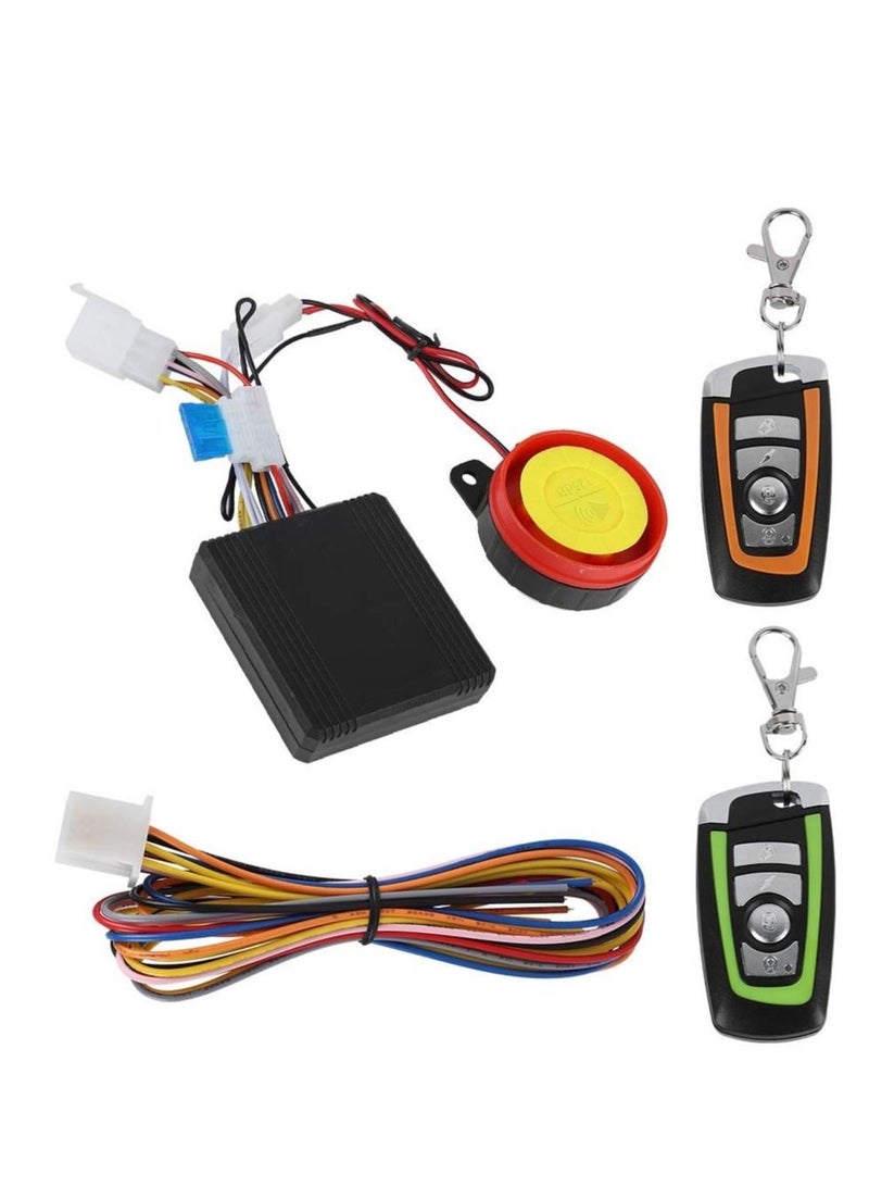واي آند دي Universal 12V Motorcycle Anti-Theft Security Alarm System Wireless with 2 Remote Control Engine Start Key Fob  - Image 1