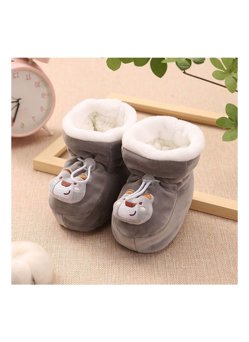 Loquat Suitable For Baby Warm And Comfortable Cotton Shoes 