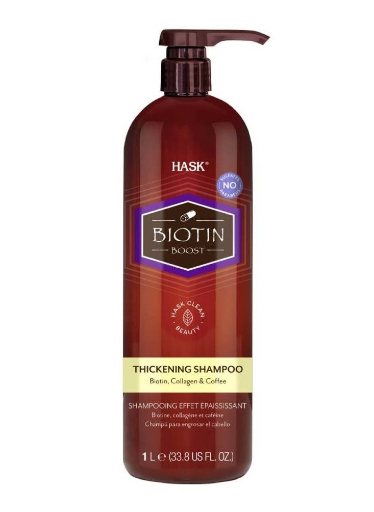 HASK Biotin Boost Thickening Shampoo 1L  - Image 1