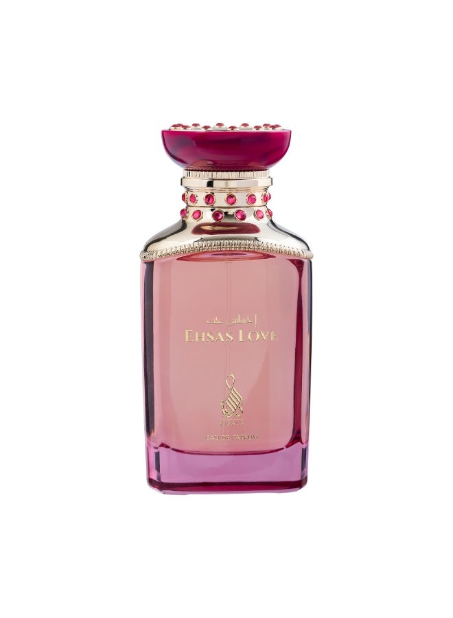 Risala Elite Ehsas Love Oud Eau De Parfum For Woman 100ml, Perfume For Women, Long Lasting Luxury Premium Fragrance For Her, Floral Gourmand Scent With Candied Lemon, Panacotta, And Vanilla - Image 1