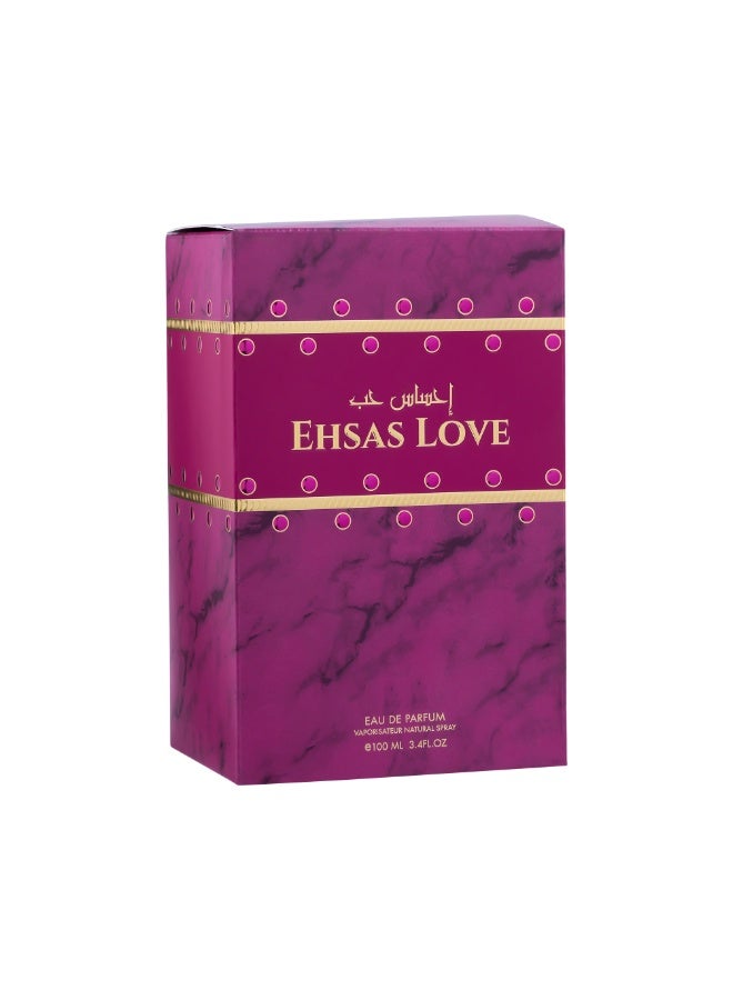 Risala Elite Ehsas Love Oud Eau De Parfum For Woman 100ml, Perfume For Women, Long Lasting Luxury Premium Fragrance For Her, Floral Gourmand Scent With Candied Lemon, Panacotta, And Vanilla - Image 2