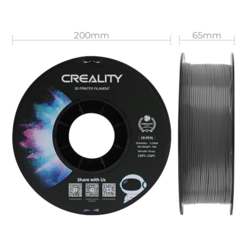 PETG Filament 1.75mm 3D Printer Filament Upgraded PLA Alternative 1kg Neatly Wound Spool Dimensional Accuracy 0.03mm Compatible With Ender Bambu Lab Anycubic ELEGOO FDM Printers - Image 2