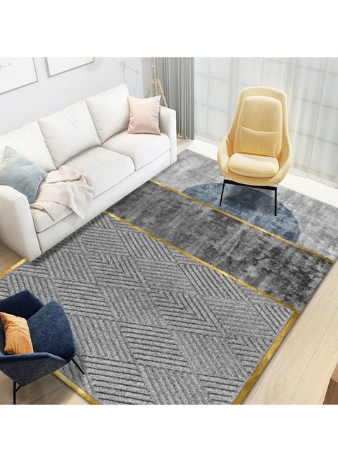 Squality Polyester Fiber Rectangular Simple And Comfortable Carpet(Carpet Only)