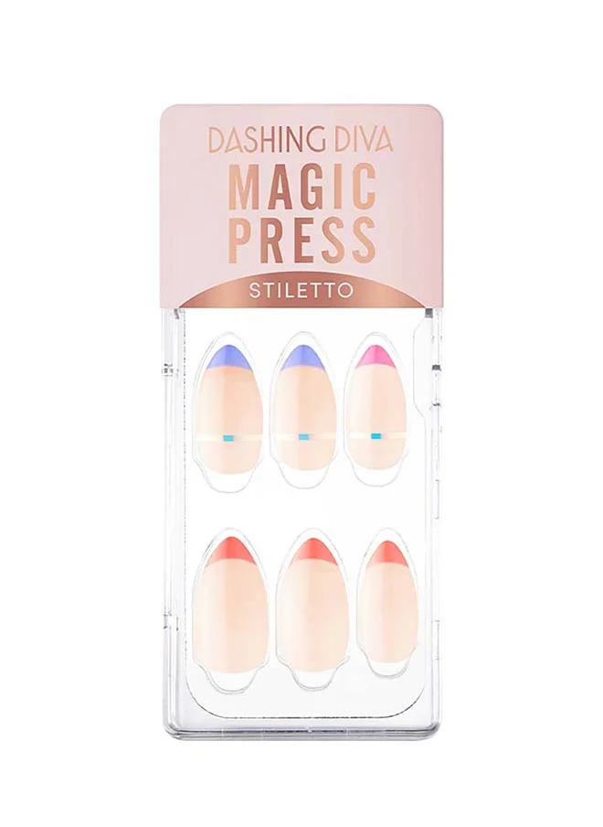 DASHING DIVA Magic Press Neon Edge French