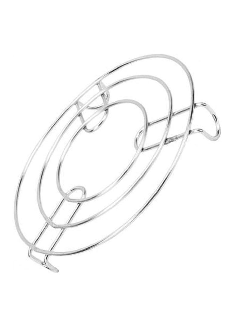 pass pass Stainless Steel Round Cooking Pot Steaming Tray Stand Round Shape Trivet (1) - Image 2