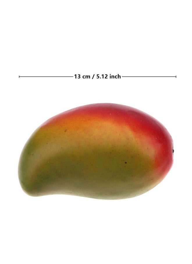 Gresorth Gresorth 4pcs High-Grade Fake Green Mango Artificial Fruits Simulation Home Party Table Cabinet Decoration Photography Props  - Image 2