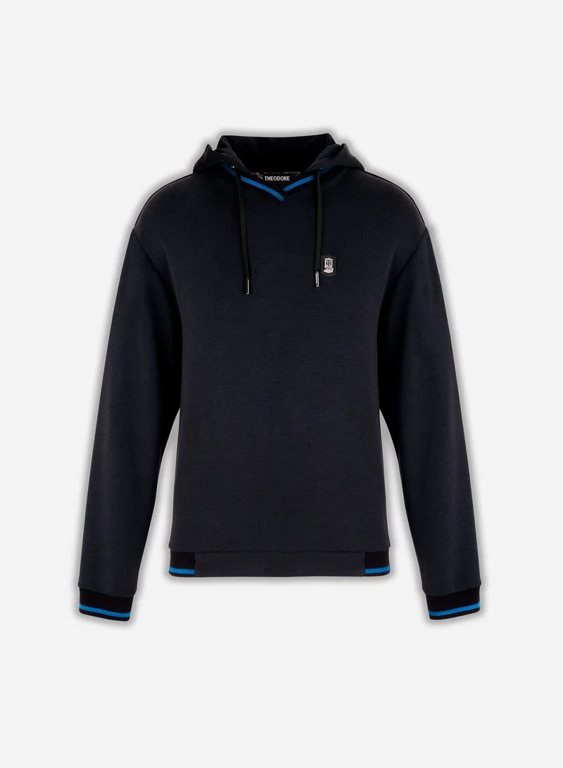 ثيودور هودي الأناقة باللون الأزرق الداكن منتصف الليل