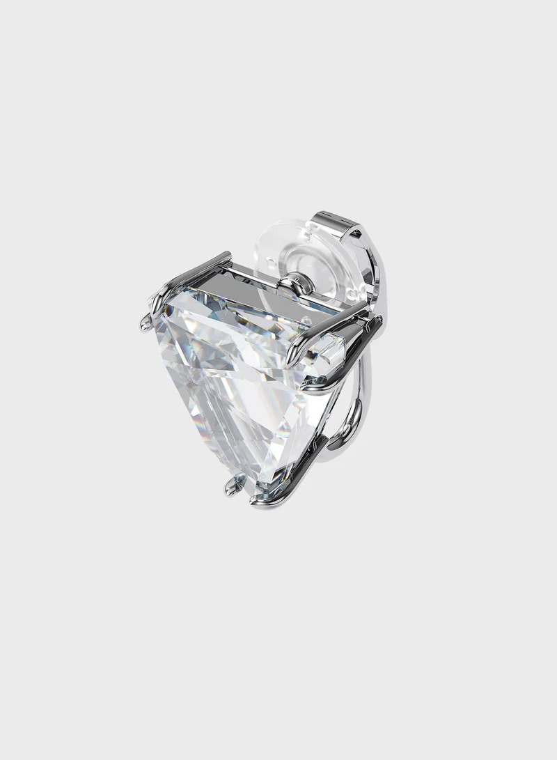 SWAROVSKI Mesmera Triangle cut single clip earring