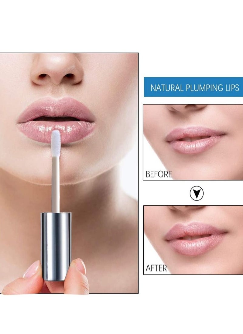 lakerain 2 Pcs Lip Injection Extreme Lip Plumper Enhancing Plump Effect For Softer Bigger Fuller Lips Clear Natural High Shine Finish Hydrating and Reduce Fine Lines Healthy Lip Plumping Enhancer  - Image 3