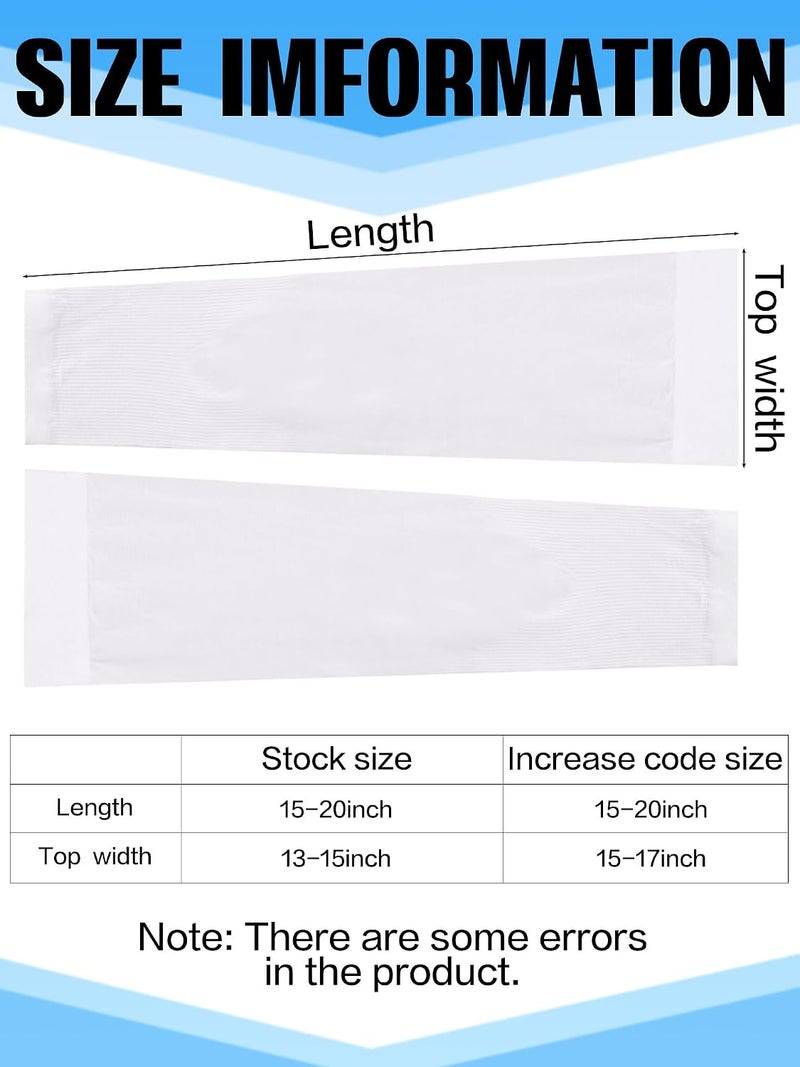 BOAO 10 Pairs UV Sun Protection Arm Sleeve for Men Women Work Cooling Compression Tattoo Cover Up Sleeves for Cycling Fishing - Image 1