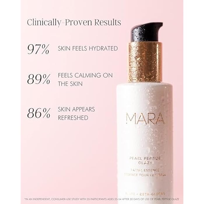 MARA - Pearl Peptide Glaze 3-in-1 Essence Toner Serum for Hydration & Redness | Prep Step to Plump + Hydrate Skin, For All Skin Types (3.38 fl oz | 100 ml) - Image 4