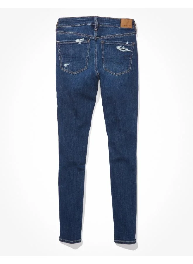 امريكان ايجل AE Ne(x)t Level Ripped Low-Rise Jegging